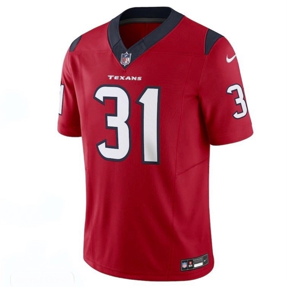 Nike Mens Dameon Pierce Red Houston Texans Vapor F. U. S. E. Limited Jersey New - Picture 1 of 4